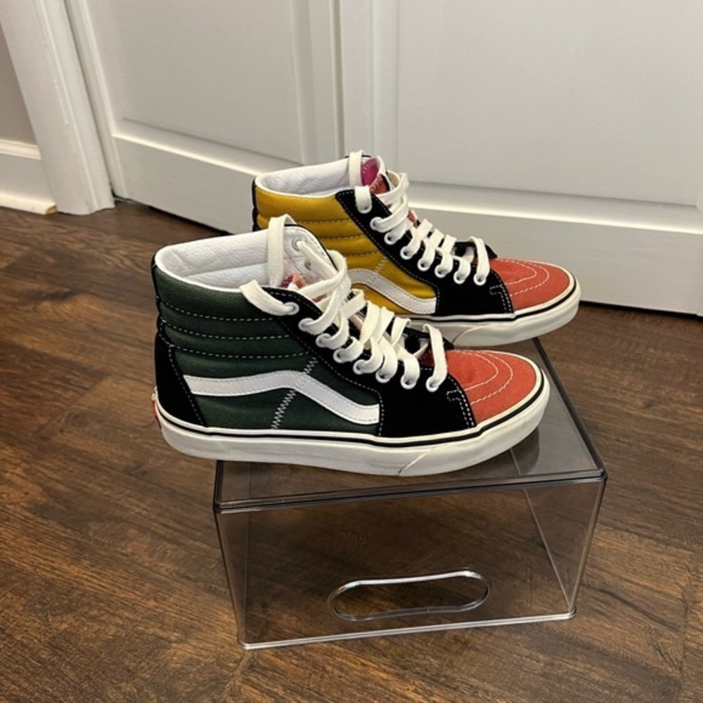 Vans Off The Wall Skateboard Sneakers Womens Size 8 Mens Size 6.5 Multicolor